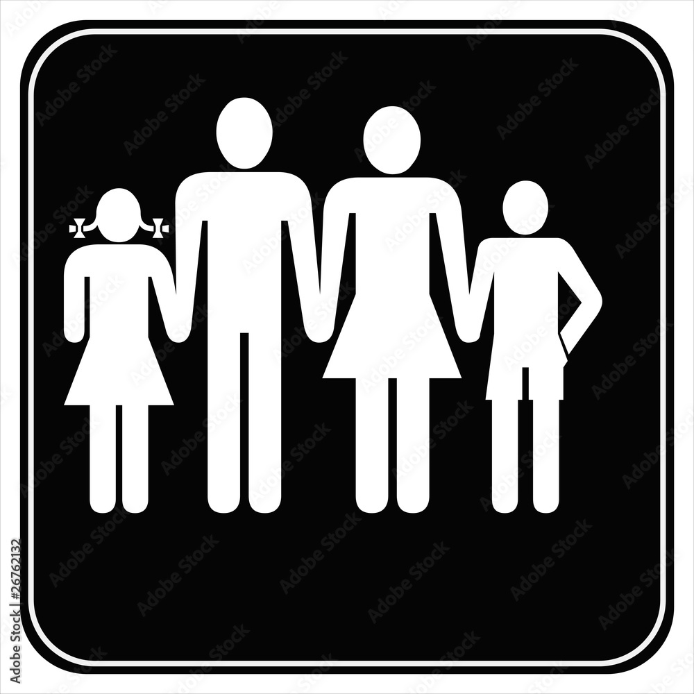 Family Silhouette, VECTOR Family Silhouette, VECTOR