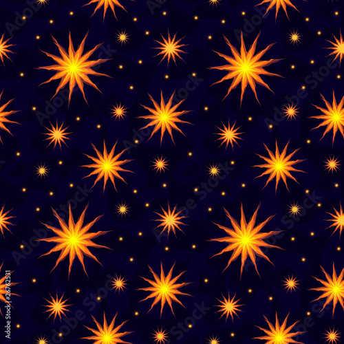 stars in the night sky seamless background
