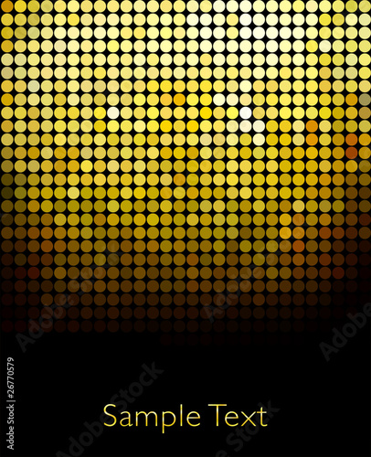 Golden business mosaic.