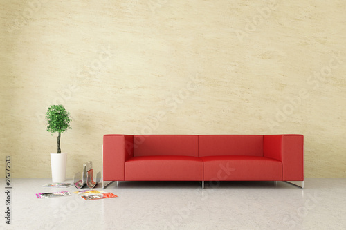 Modern urban interior