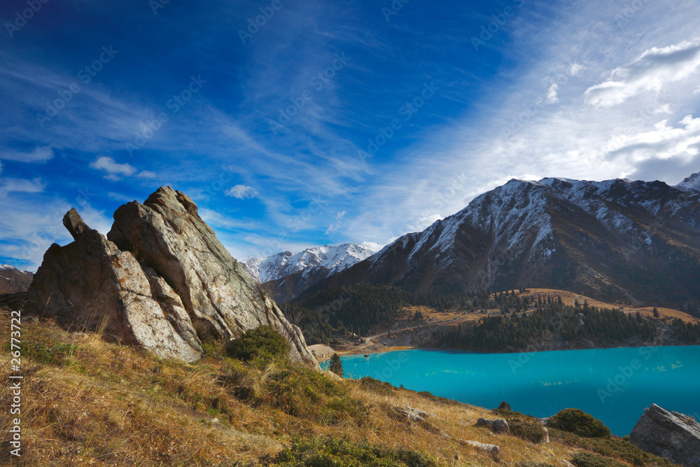 Obraz premium Mountain lake