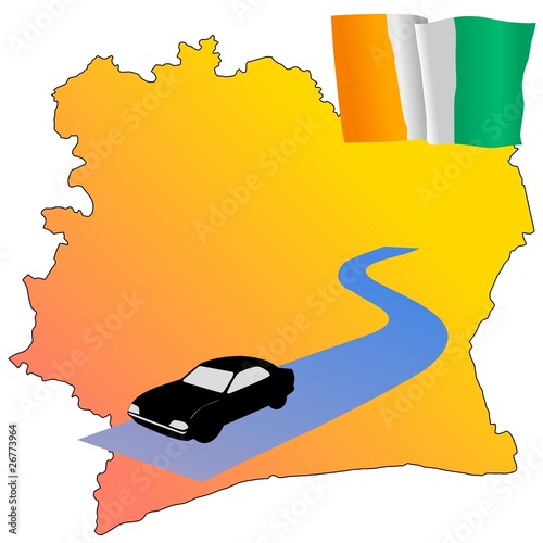 road of Cote d'Ivoire