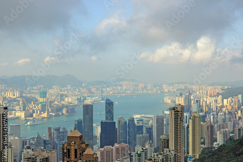 China  Hong Kong cityscape from the Peak