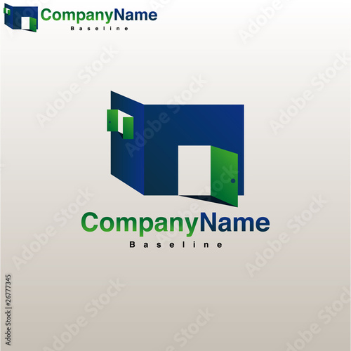 Logo immobilier decoration