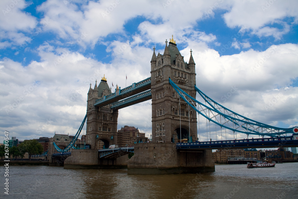 Obraz premium Wieża most