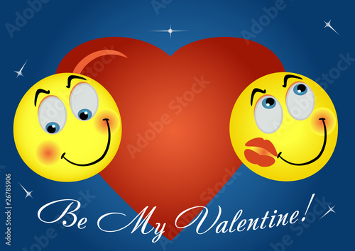 2 enamoured smiles
