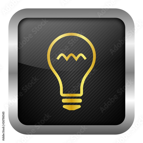 gold icon set - lamp 2