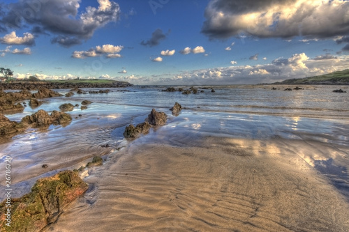 Reflejos en la costa.