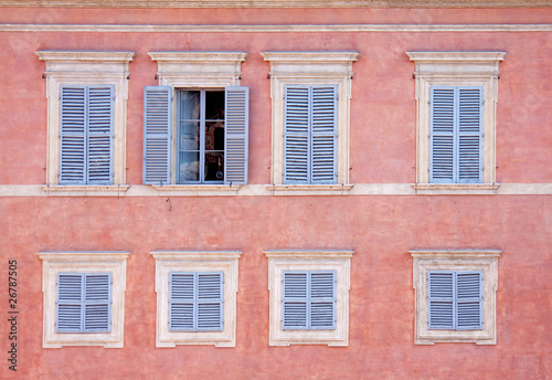 Hausfassade in Siena