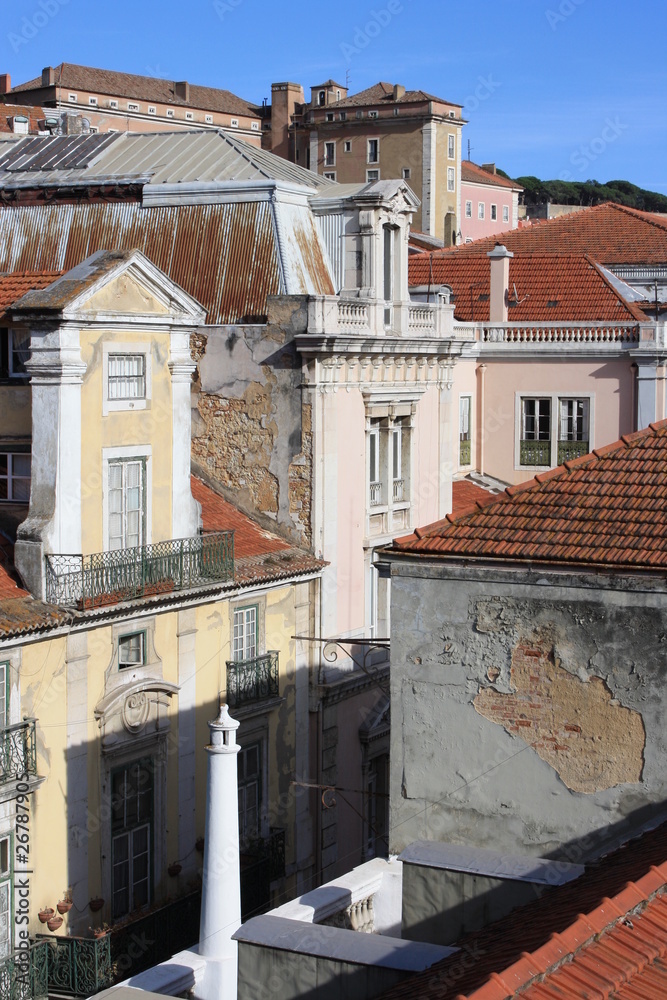 detail of street in Lisbon