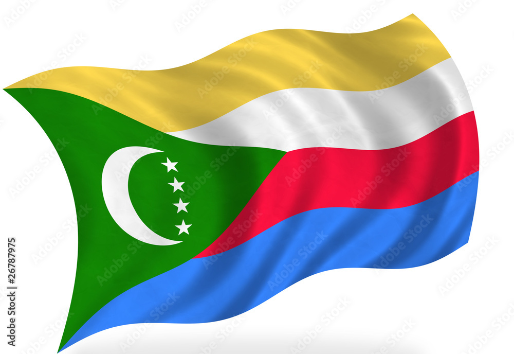 Obraz premium Comoros flag