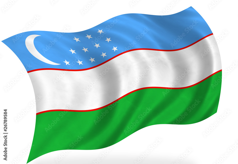 Uzbekstan flag Uzbekstan flag