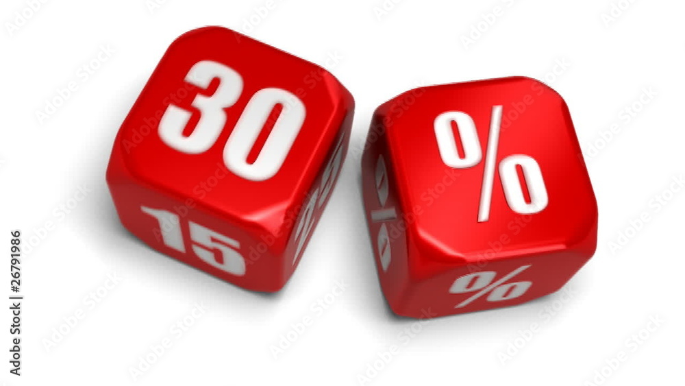 30 pourcent de réduction - gagnant de la remise
