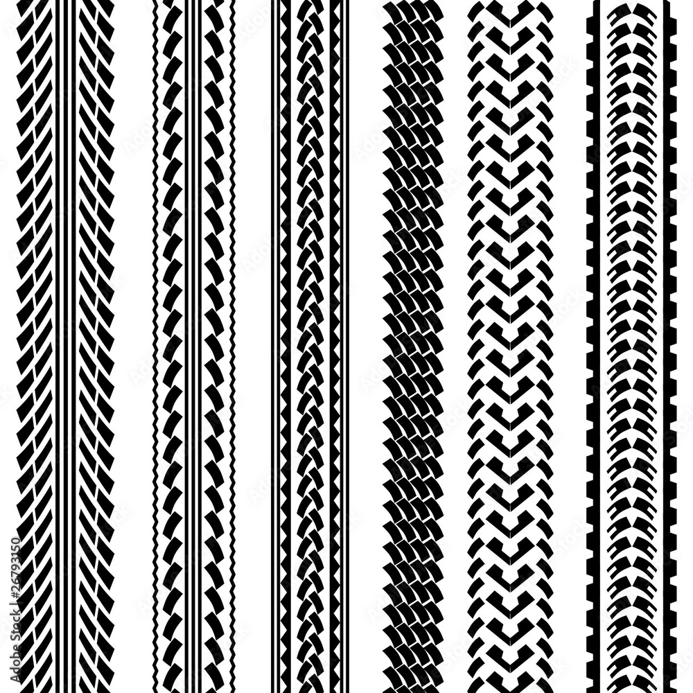 Tire Tracks set Tire Tracks set