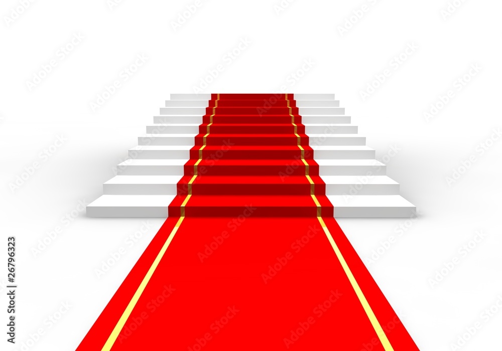 red stair red stair