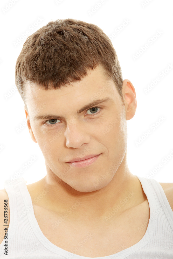 Naklejka premium Attractive man