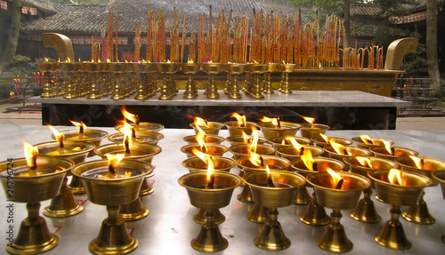 Buddhist Monastery Altar