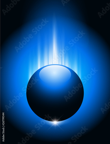Abstract background blue glowing
