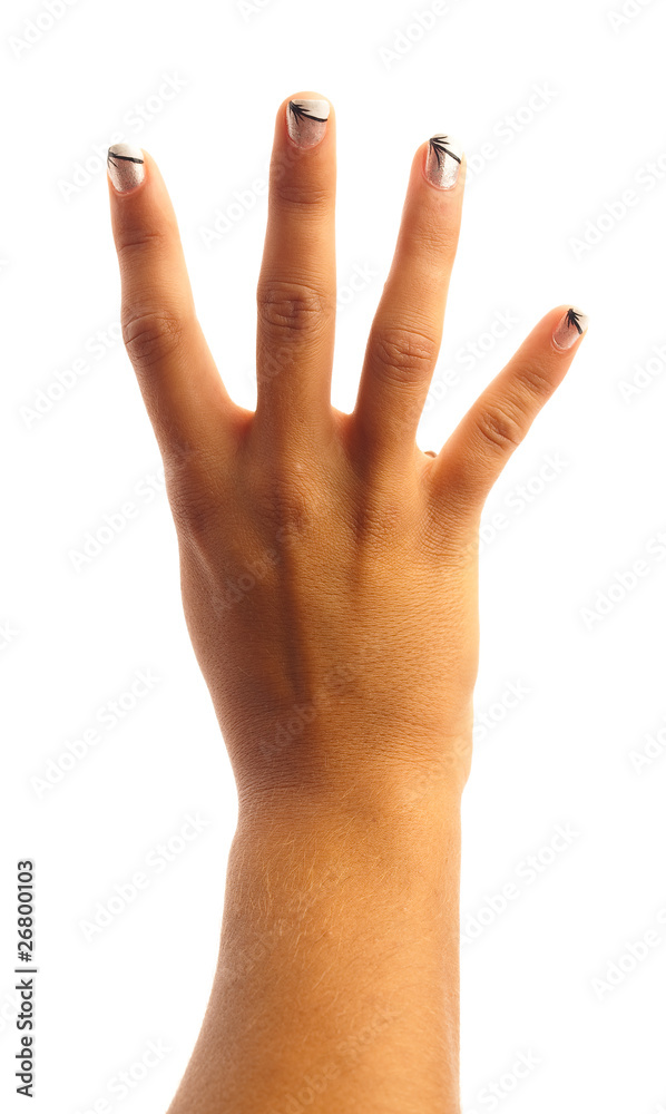 Obraz premium four hand symbol
