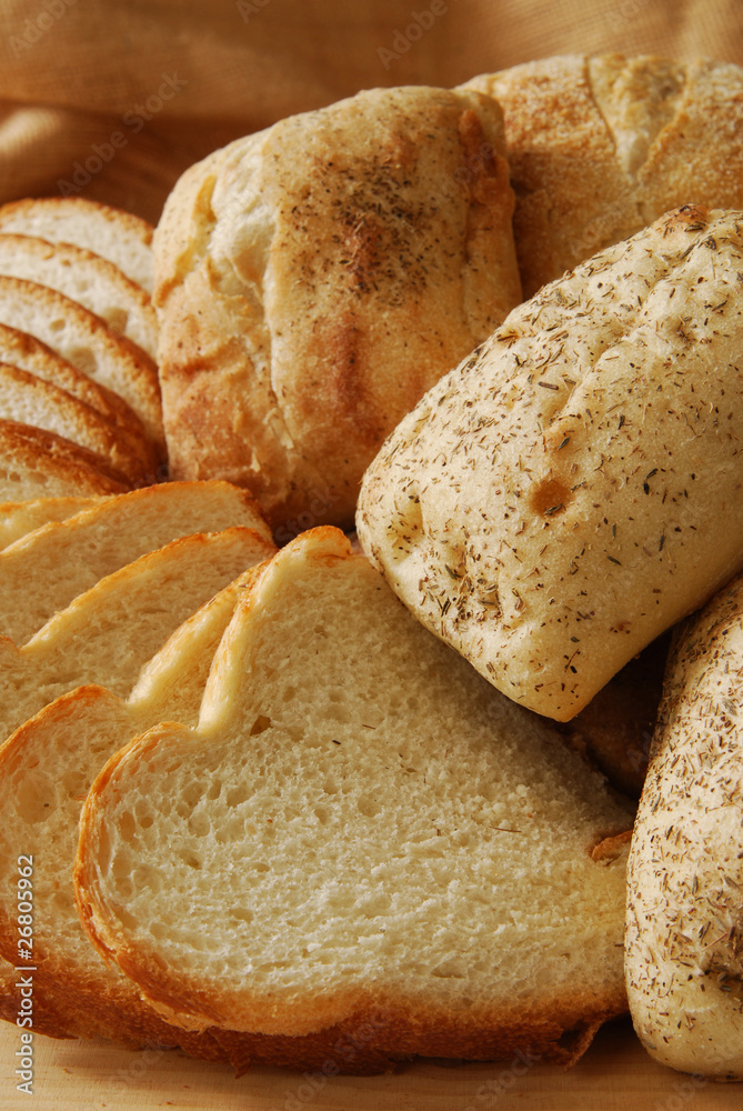Breads close up