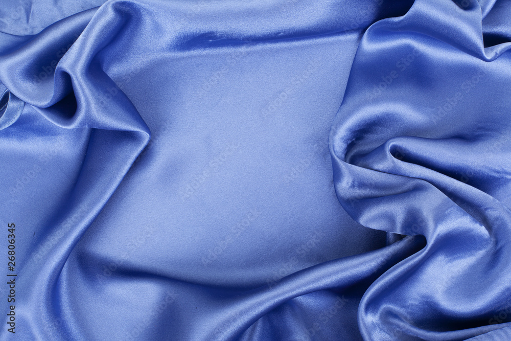 Smooth elegant blue silk Smooth elegant blue silk