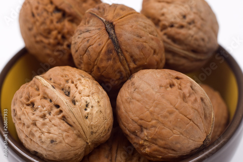 Wallnuts in a bowl photo