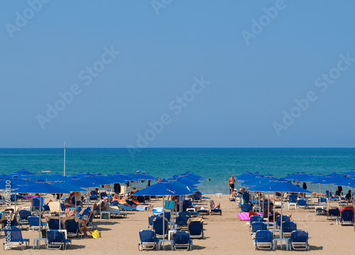 Beach in Rethymnon © Ferrari