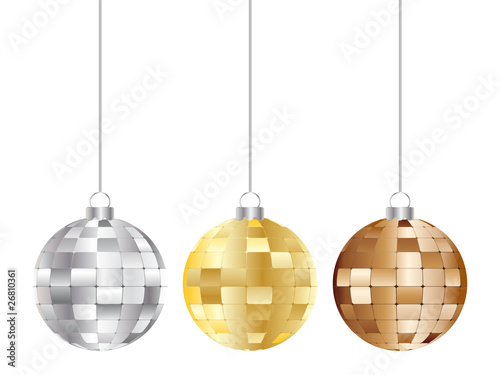 christmas globe vector illustration