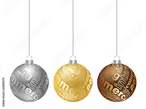 christmas globe vector illustration