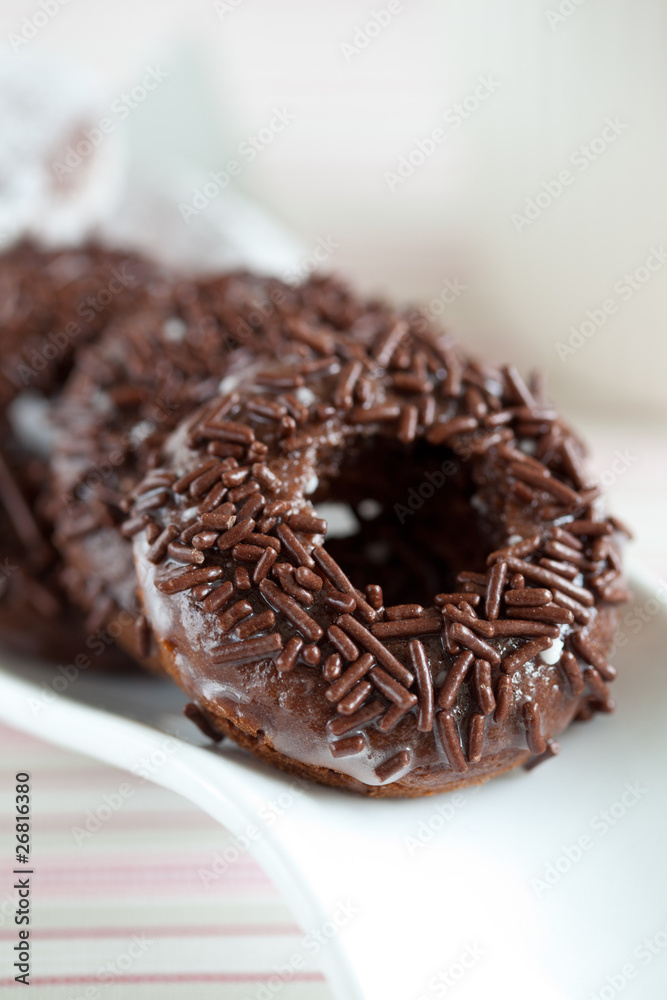Chocolate doughnuts Chocolate doughnuts