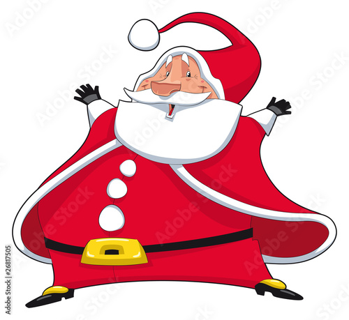 Santa Claus. Funny cartoon ...