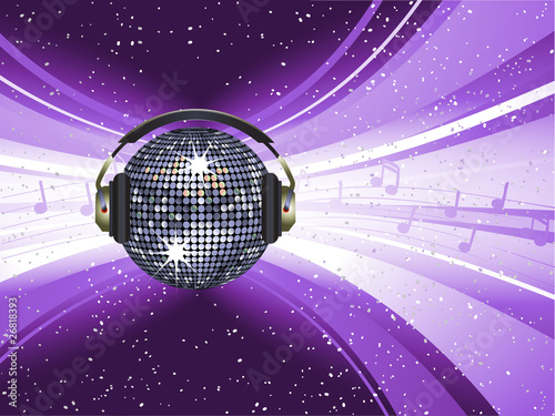 Disco ball light explosion