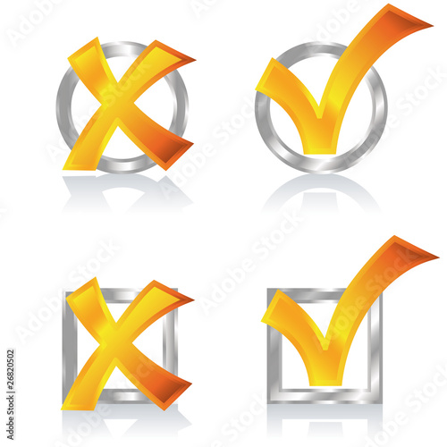 richtig falsch premium icons