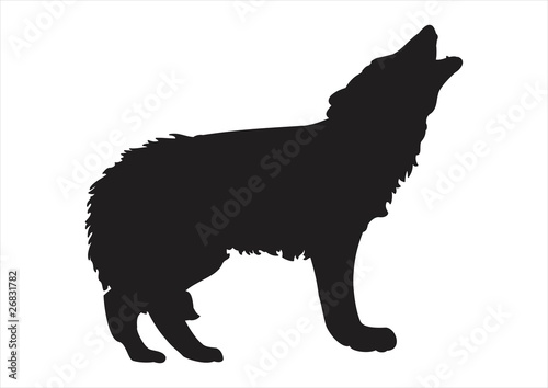 wolf silhouette