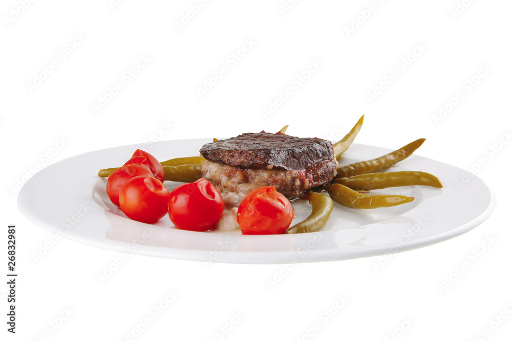 red roast steak in yellow cheese red roast steak in yellow cheese