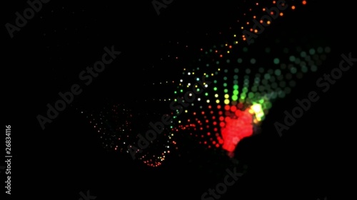 Beautiful abstract background with colorful retro bokeh lights
