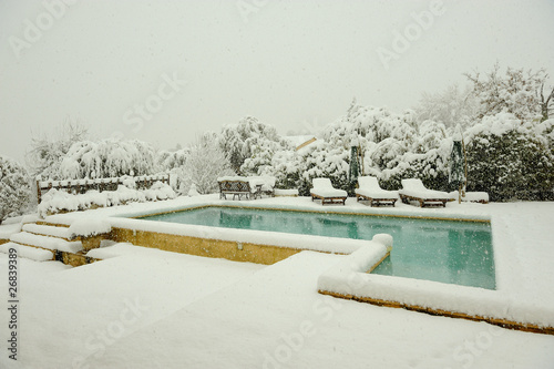 Piscine en hivers