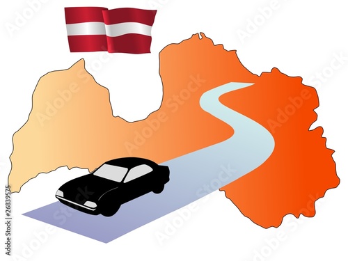 roads of Latvia