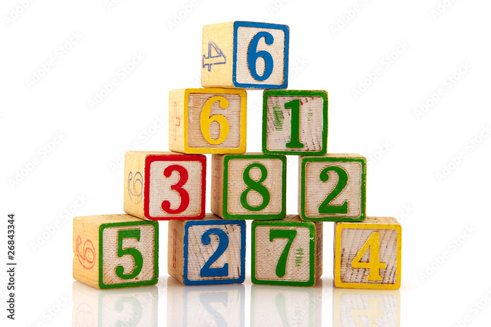 Old educational blocks Old educational blocks