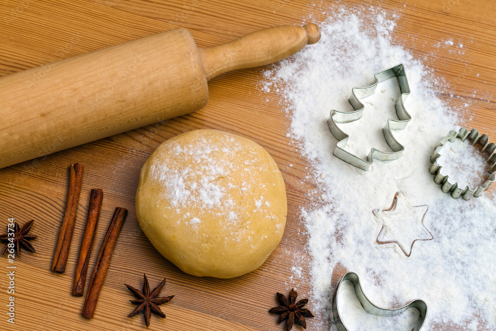 Backen von Plätzchen und Keksen für Weihnachten Backen von Plätzchen und Keksen für Weihnachten