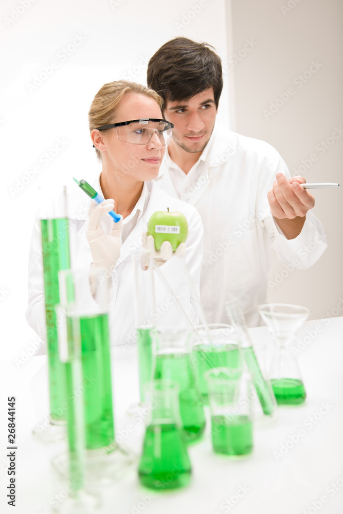Genetic engineering - scientist in laboratory Genetic engineering - scientist in laboratory