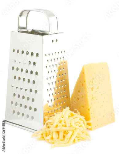Grater and cheese