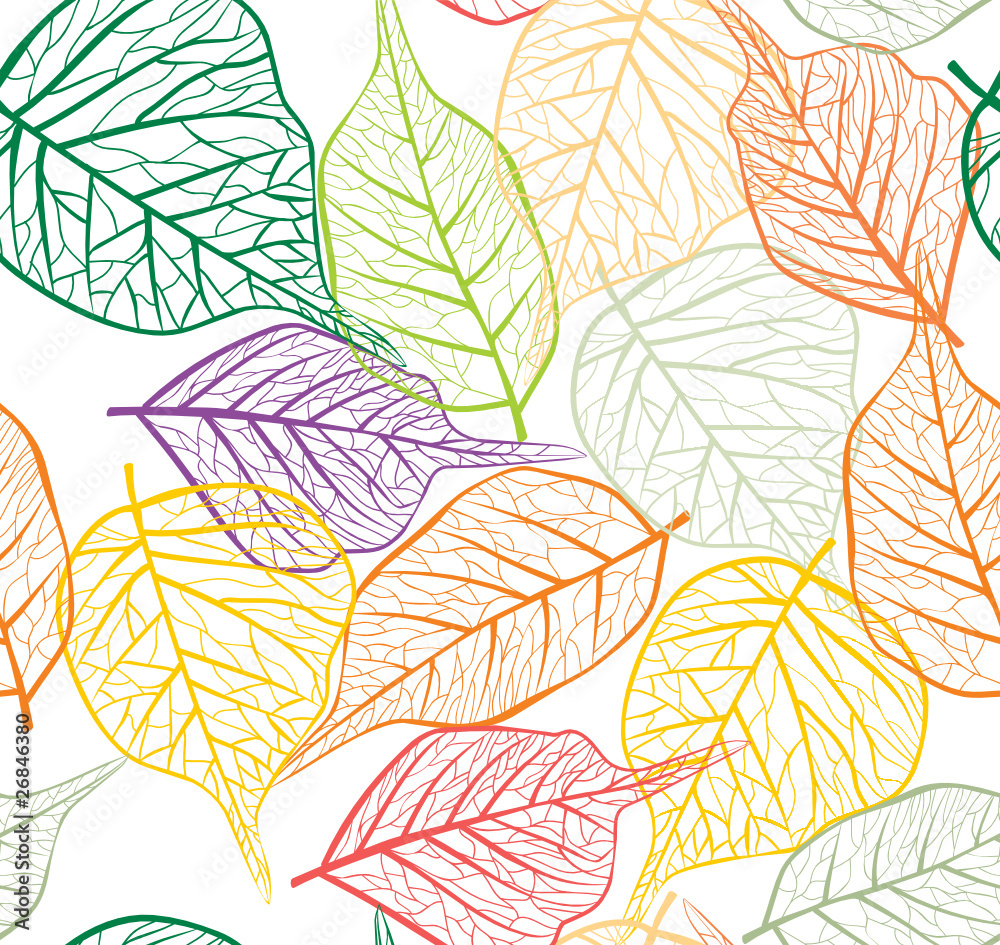 seamless leafy  background