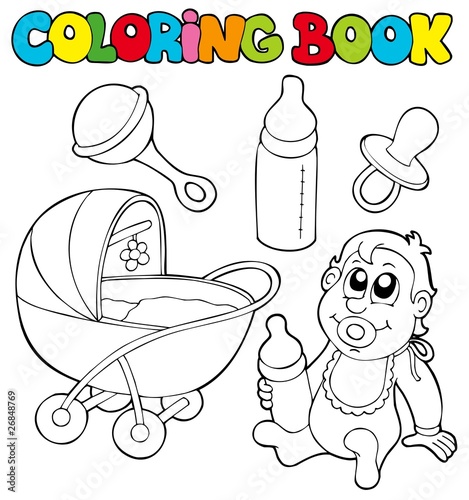 Coloring book baby collection