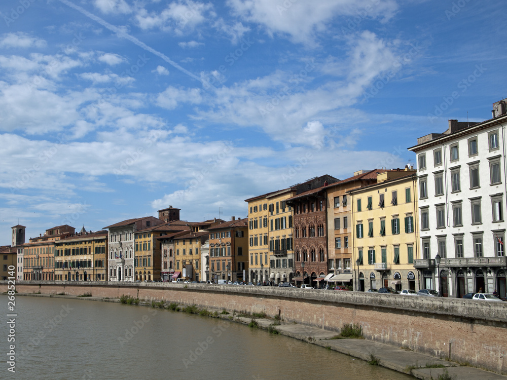Am Arno,Pisa,Toskana,Italien