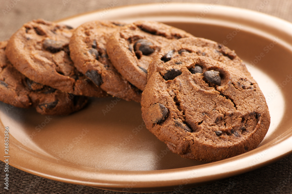 Cookies on plate Cookies on plate