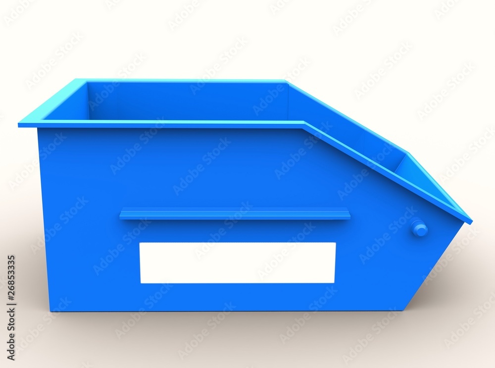 Container blau Container blau