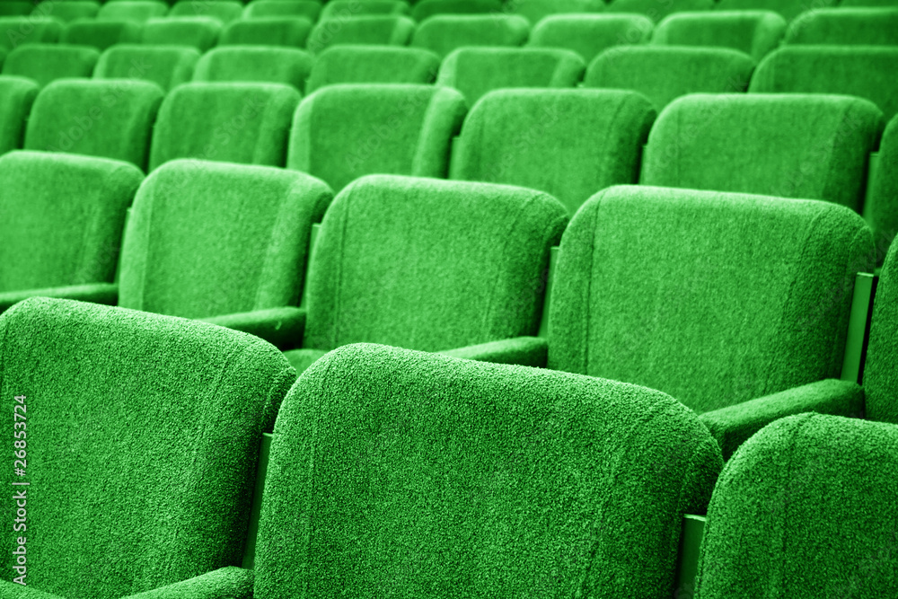 Fototapeta premium Empty cinema auditorium background
