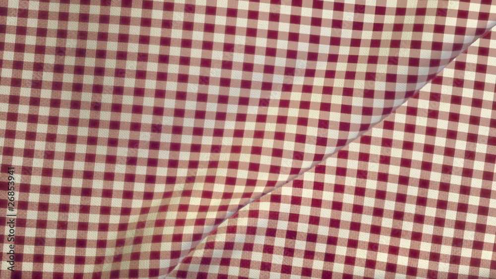 Kitchen Table Cloth Falling onto Flat Surface Transition