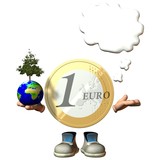 Euro, der Umweltaktivist